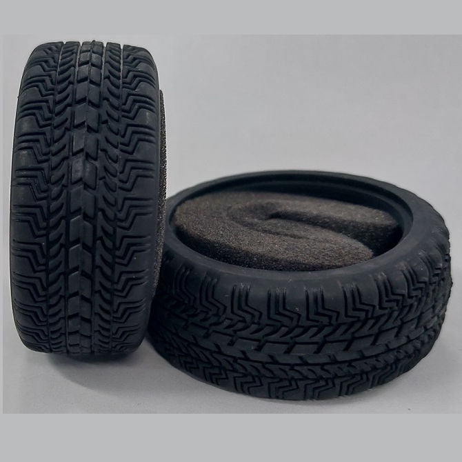 1232718 | TY-XR-063-26-OR (Per Card) --- RC Car Tyres Hobby - Type Off Road Pattern 63x26 mm Tenth Scale - Natural Rubber Tyre