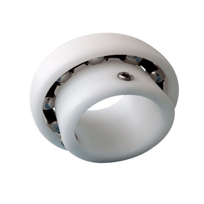 1121032 | P-UC205-12-AS6 (Each) --- Spherical OD Bearings - 19.05x52x34 mm Suits Plastic Housings - Acetal with Stainless 316 Balls Bearing