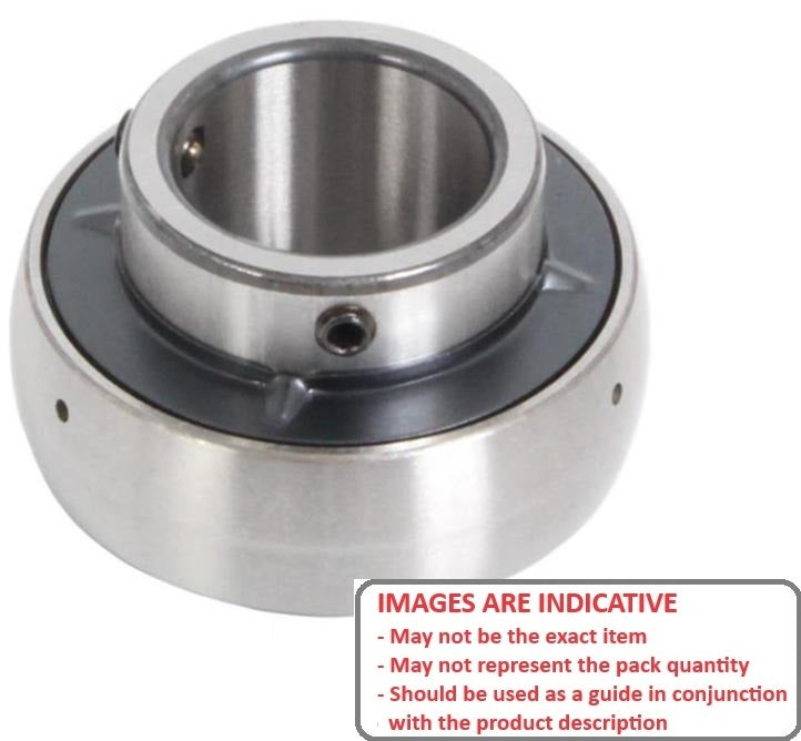 1145101 | UC206-20 (Each) --- Spherical OD Bearings - 31.75x62x38.1 mm Suits Cast Iron Housings - Chrome Steel Bearing