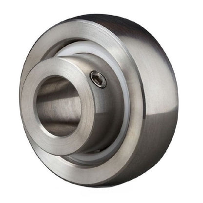 1102860 | S6-UC204-8 (Each) --- Spherical OD Bearings - 12.7x47x15 mm Suits Plastic Housings - Stainless Steel 316 Similar to A4, 18-10 Bearing