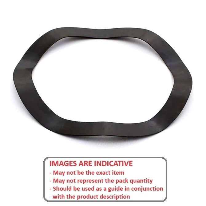 1176434 | W0700-T-090-080-W5-C-ECO (Each) --- Spring Washers - 70x90x8 mm Wave - Carbon Spring Steel Self Finish Washer