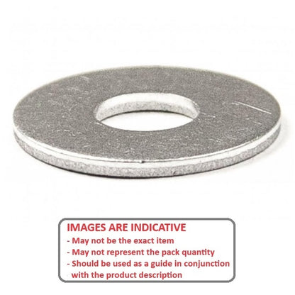 1063177 | W0048-F-013-008-AL (Pack of 10)  --- Flat Washers - 4.762x12.7x0.81 mm Precision Shim - Aluminium Washer