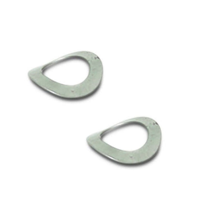 1041856 | W0025-T-006-006-WC-CZ (PK-5) --- Spring Washers - 2.5x5.5x0.55 mm Curved - Carbon Spring Steel Zinc Plated Washer