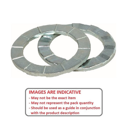 1060633 | W0050-LK-010-020-D-S2 (PAIR) --- Disk Lock Washers - 5x10.18x2.03 mm - Stainless Steel 302 Similar to A2, 304, 18-8 Washer