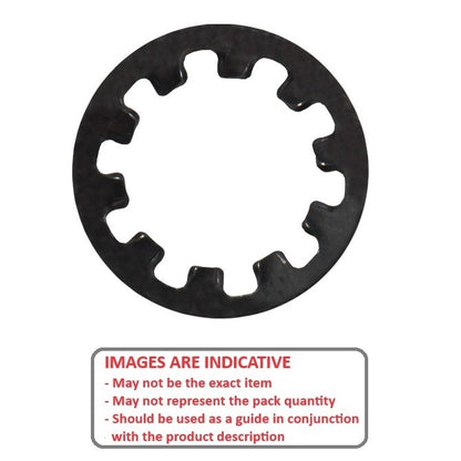 1080346 | W0080-LI-015-008-C (PK-15) --- Lock Washers - 8x15x0.8 mm Internal Tooth Washer