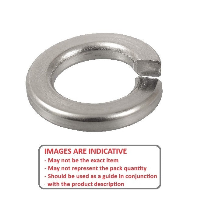 1145799 | W0330-T-055-060-L-S4 (Each) --- Lock Washers - 33x55.2x6 mm Split - Stainless Steel 303 Similar to A2, 304, 18-8 Washer