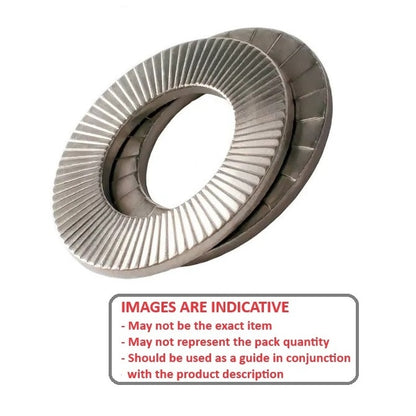 1127492 | W0220-LK-035-034-LR-CZ (Pair) --- LockRite Washers - 22x34.5 - Per Pair - 3.3 Corrosion Resistant - Carbon Steel Zinc Plated Washer