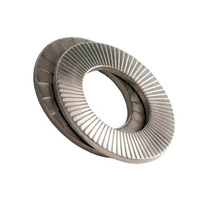1114670 | W0160-LK-025-030-LR-S6 (Pair) --- LockRite Washers - 16x25.4 - Per Pair - 3.0 316 Stainless Steel - Stainless Steel 316 Similar to A4, 18-10 Washer