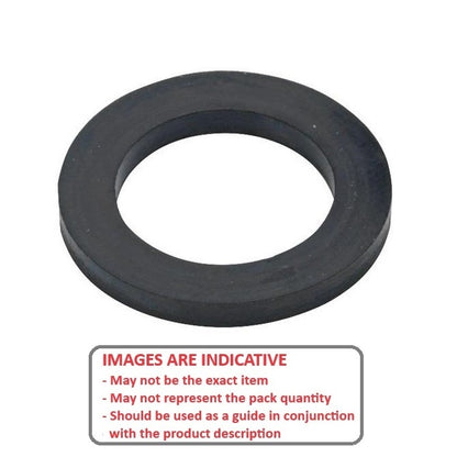 1081120 | W0080-F-019-032-N70 (PK-10) --- Flat Washers - 8x19x3.2 mm Commercial - Buna N Washer
