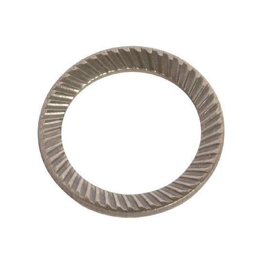 Serrated Washers - 2.5x4.8x0.45 mm - Carbon Spring Steel Self Finish