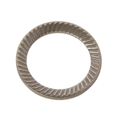 1080508 | W0080-LK-013-008-S-CB (PK-10) --- Serrated Washers - 8x13x0.8 mm Safety - Carbon Spring Steel Self Finish Washer