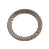 Serrated Washers - 10x16x1 mm - Carbon Spring Steel Self Finish