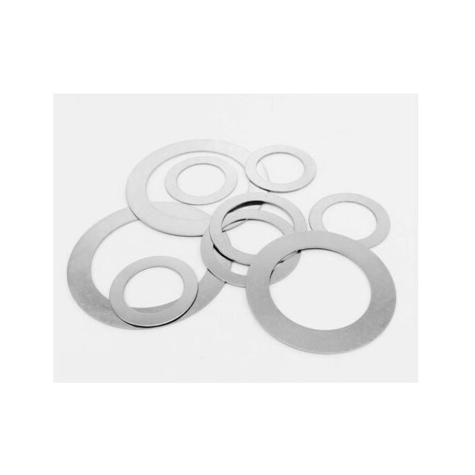 1086112 | W0080-FP-010-0020-S400 (Pack of 10)  --- Flat Washers - 8x10x0.2 mm Precision Shim - Stainless Steel AISI 400 Series Heat Treated Washer