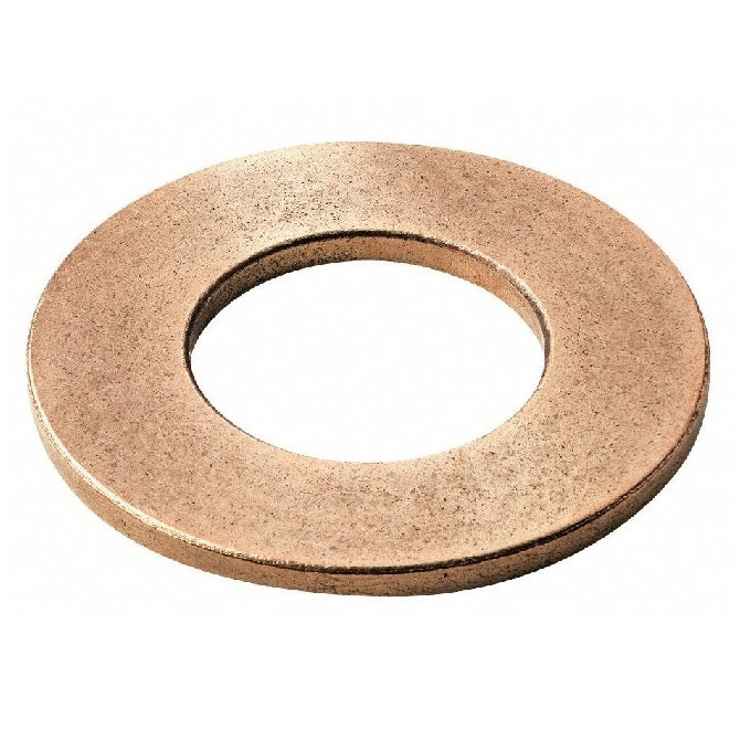 Flat Washers - 6.35x12.7x1.59 mm Precision Ground Sintered Bronze - Sintered Bronze, Self Lubricating Washer