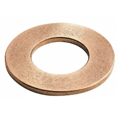 1077778 | W0064-F-013-016-SB (Pack of 2)  --- Flat Washers - 6.35x12.7x1.59 mm Precision Ground Sintered Bronze - Sintered Bronze, Self Lubricating Washer