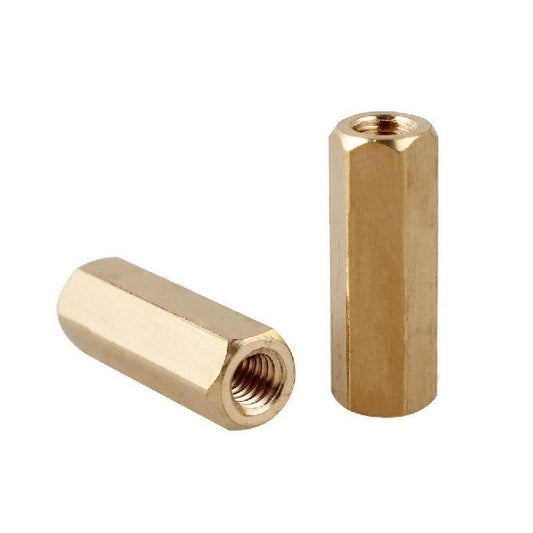 Threaded Spacers - M3 - 3x0.5mm - 8x5 mm Hex - Brass Spacer