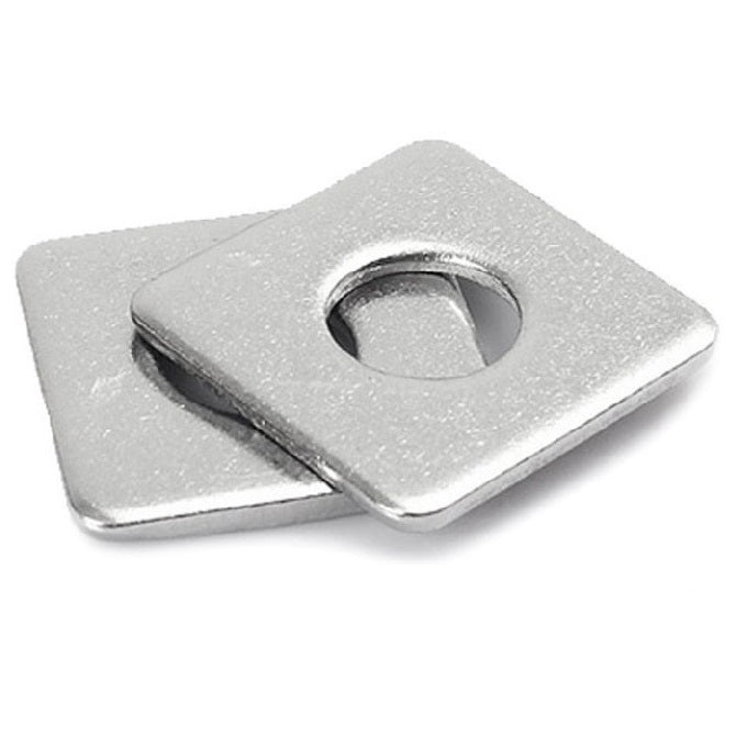 Square Washers - 12.7x34.925x6.35 mm - Carbon Spring Steel Self Finish