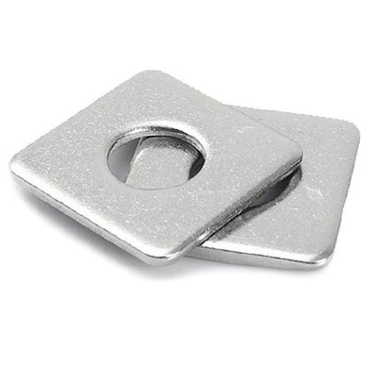 1103217 | W0127-SQ-035-064-C (Each) --- Square Washers - 12.7x34.925x6.35 mm Heavy Duty - Carbon Spring Steel Self Finish Washer