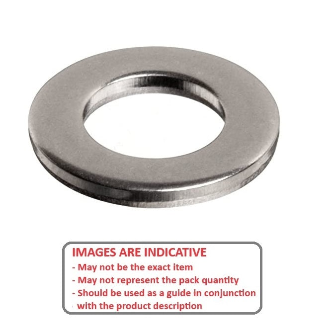 1078490 | W0064-F-017-048-S3M (Each) --- Flat Washers - 6.35x17.46x4.76 mm Heavy Duty - Stainless Steel 303 PV Similar to A2, 304, 18-8 Washer
