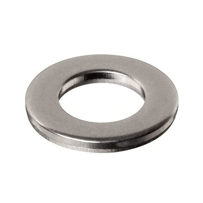 1078489 | W0064-F-017-048-CM (Each) --- Flat Washers - 6.35x17.46x4.76 mm Heavy Duty - Carbon Spring Steel Self Finish Washer