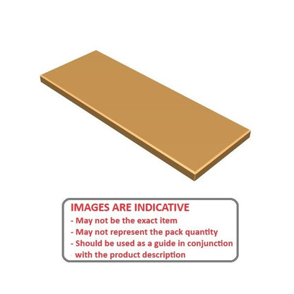 1087021 | SLB203RS (Each) --- Plain Wearstrips - 9.525x38.1x1016 mm