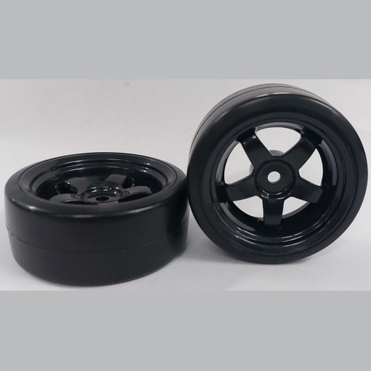 1040871 | WH-XD-063-26-BK-5-BK (2 Pcs) --- Wheels - Black 5 Spoke Black