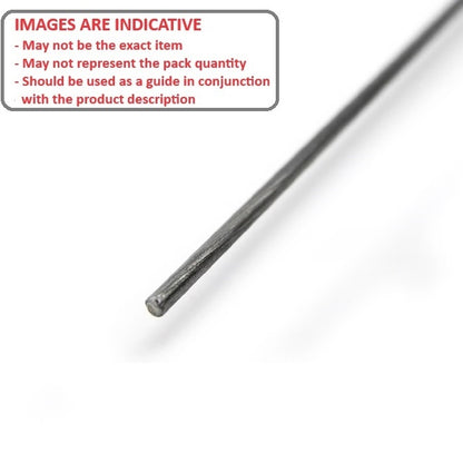 1038553 | WI-01981-000914-SP (Length) --- Straight Lengths Wire - 1.981 mm - 0.9 Mtr  - Carbon Spring Steel
