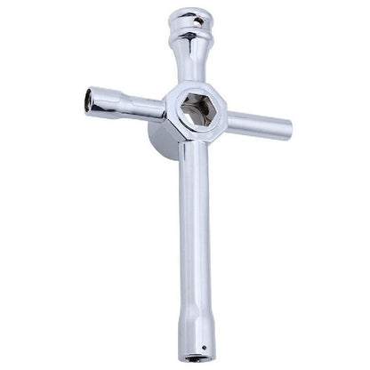 1231237 | WRENCH-LGE (Each) --- Wrenches Tools - Type 4-Way Steel Cross Wrench Wrench - Suits 1/8th Scale Cars